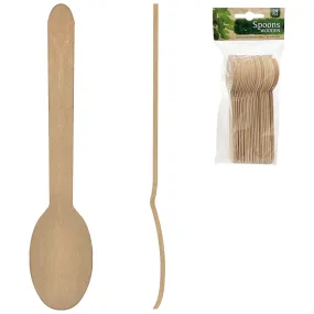 24-Pcs Wooden Spoon (6")