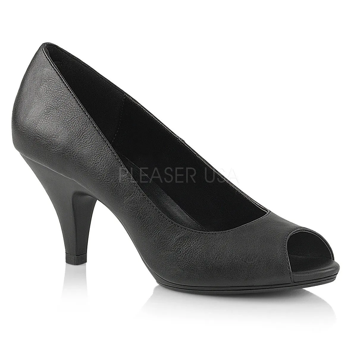 3 Inch Heel BELLE-362 Black Pu