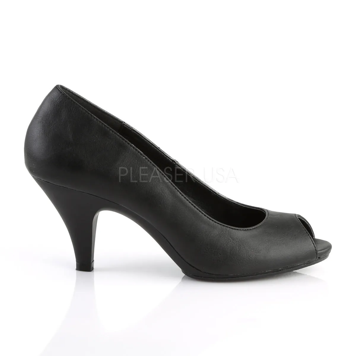 3 Inch Heel BELLE-362 Black Pu