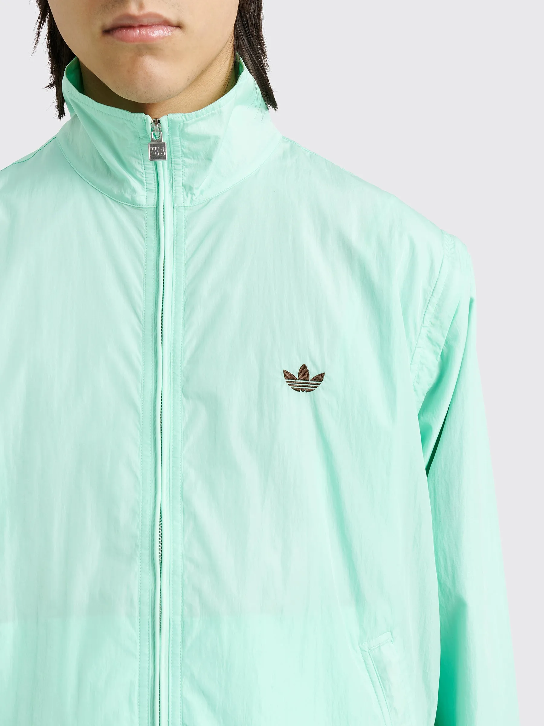 adidas x Wales Bonner Nylon Anorak Jacket Clemin Green