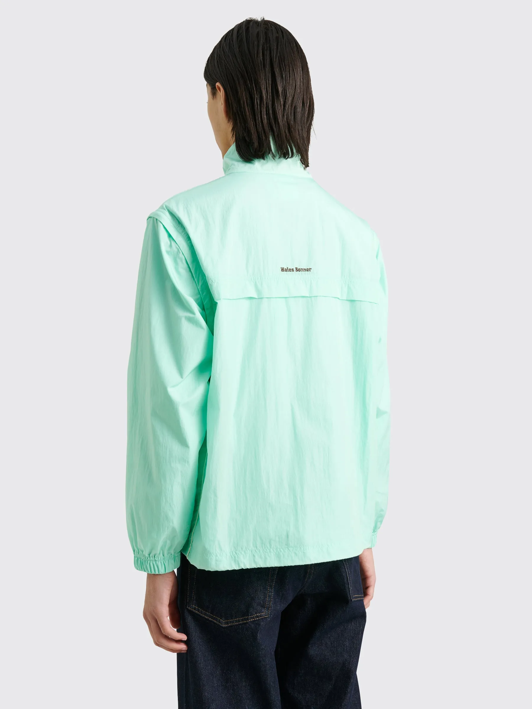 adidas x Wales Bonner Nylon Anorak Jacket Clemin Green