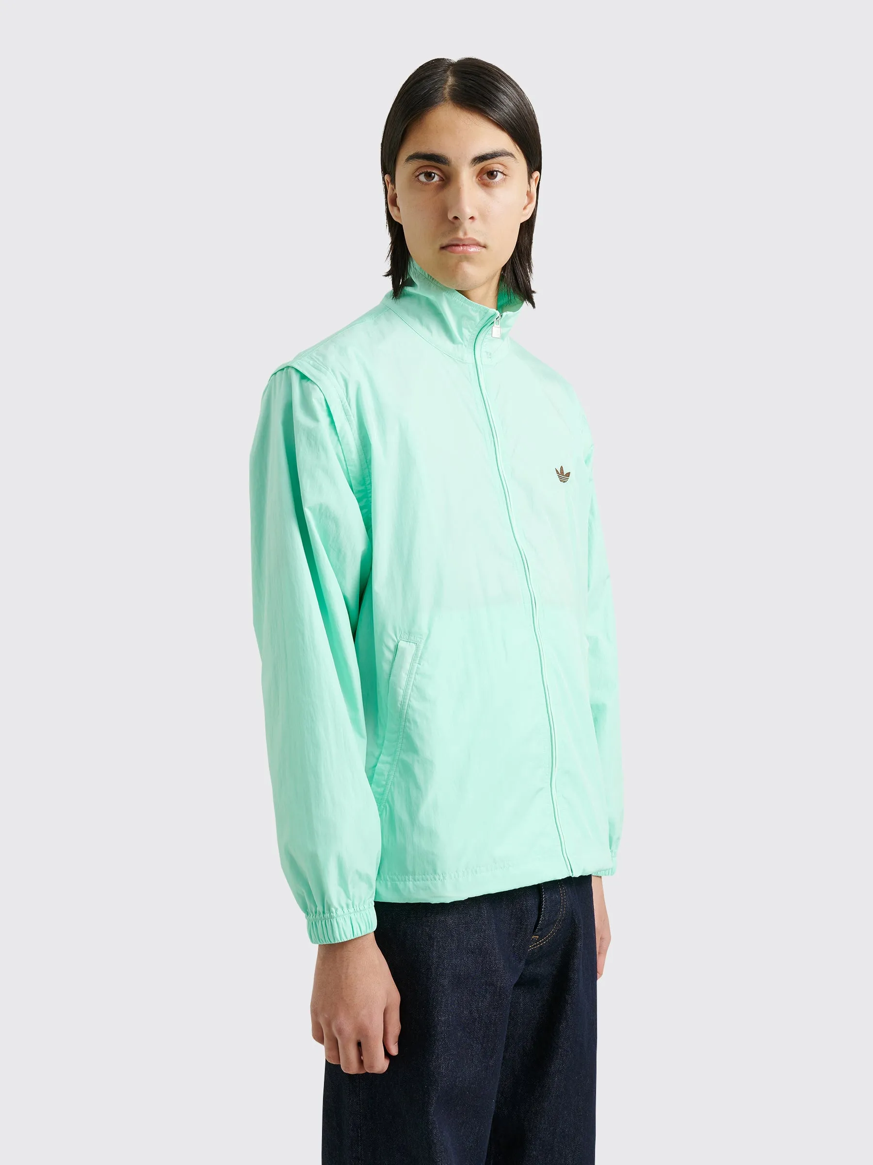 adidas x Wales Bonner Nylon Anorak Jacket Clemin Green