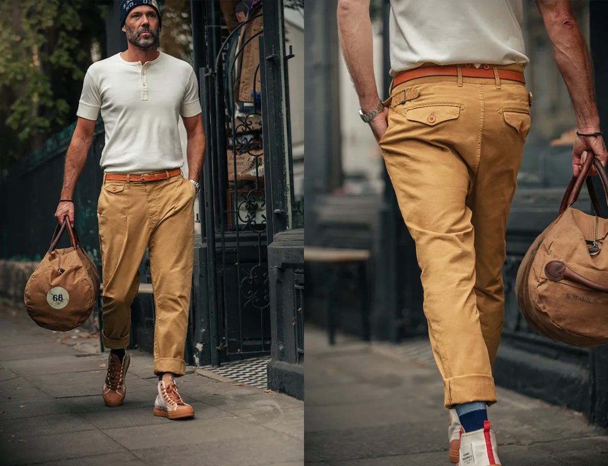 &SONS Beckett Trousers Tan