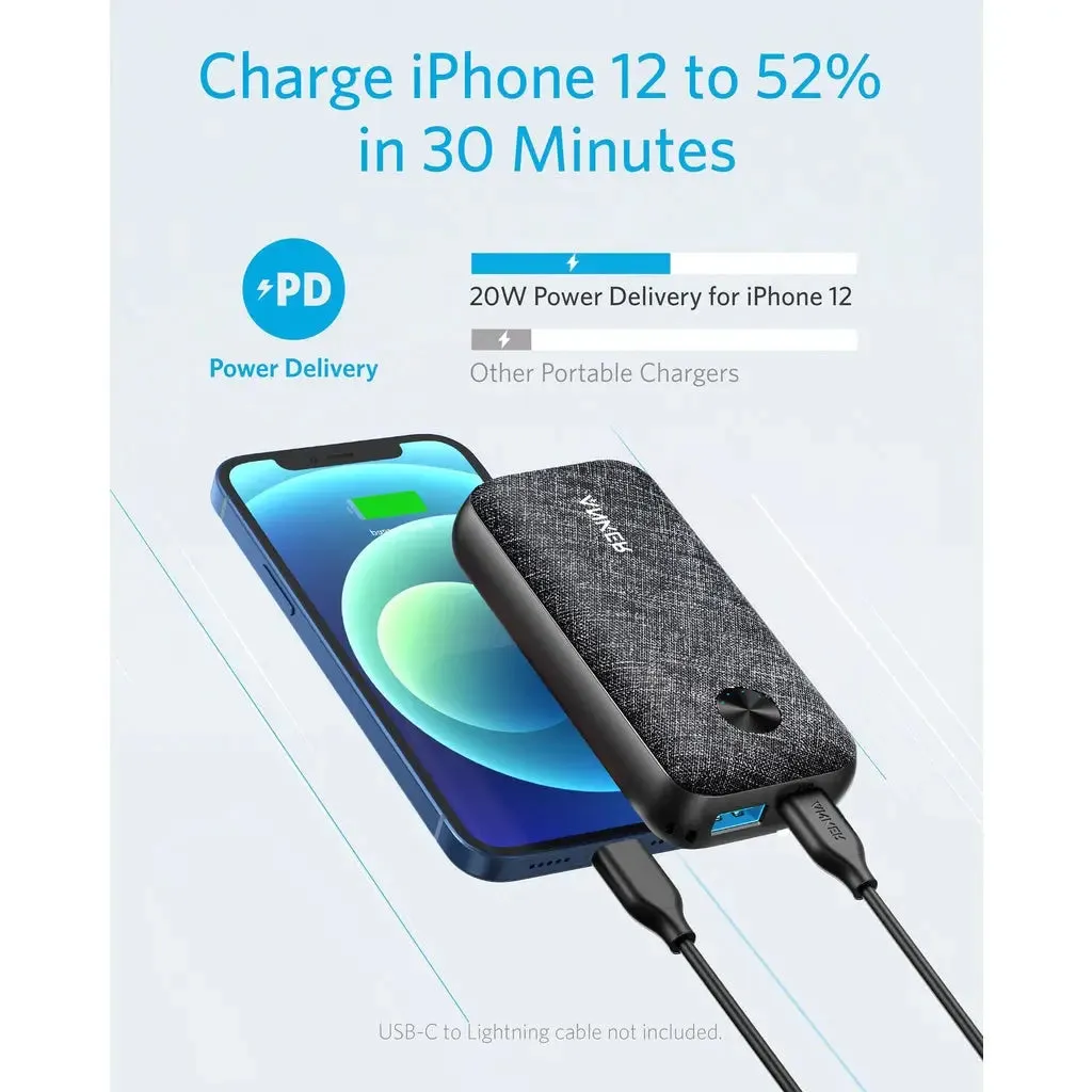 Anker Power Bank Metro 10000mAh PD Fast Charge Portable Charger A1246