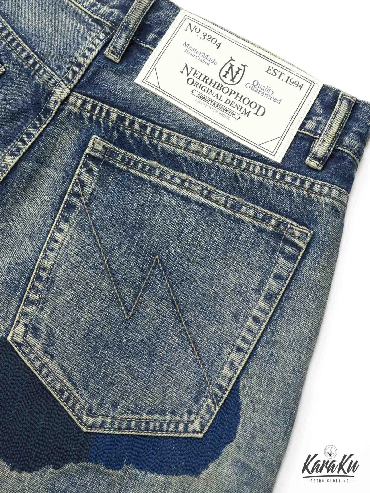 Artisan Handmade Patchwork Denim Pants