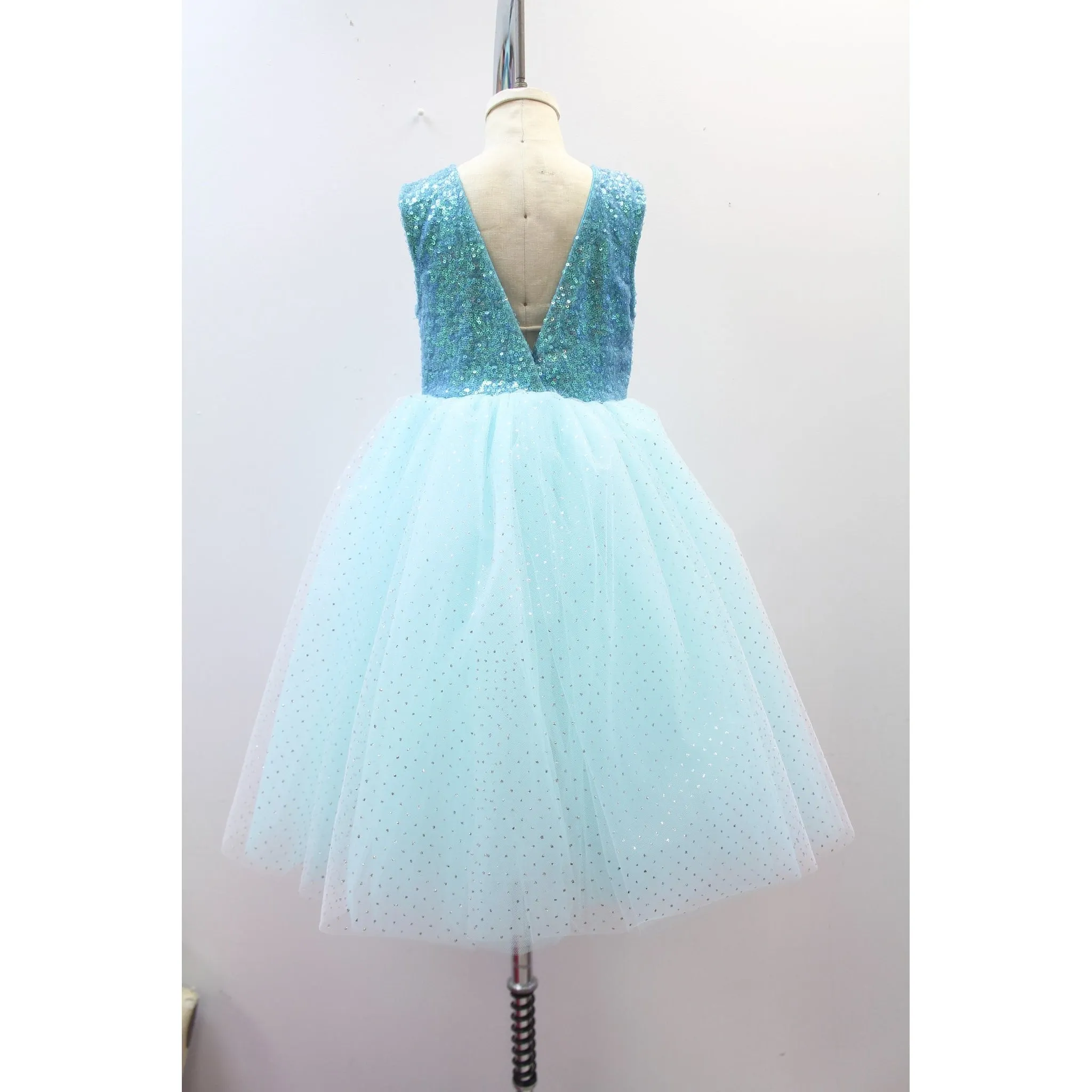 Belle Threads Royal Sparkle Princess Snowflake Dress