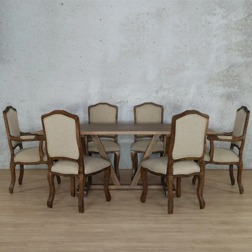 Berkeley Wood Top & Duke 6 Seater Dining Set