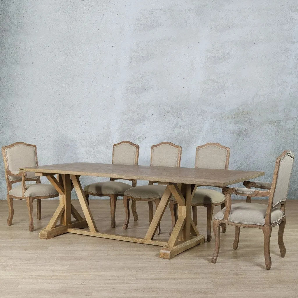 Berkeley Wood Top & Duke 8 Seater Dining Set