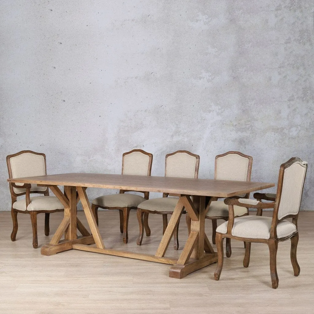 Berkeley Wood Top & Duke 8 Seater Dining Set