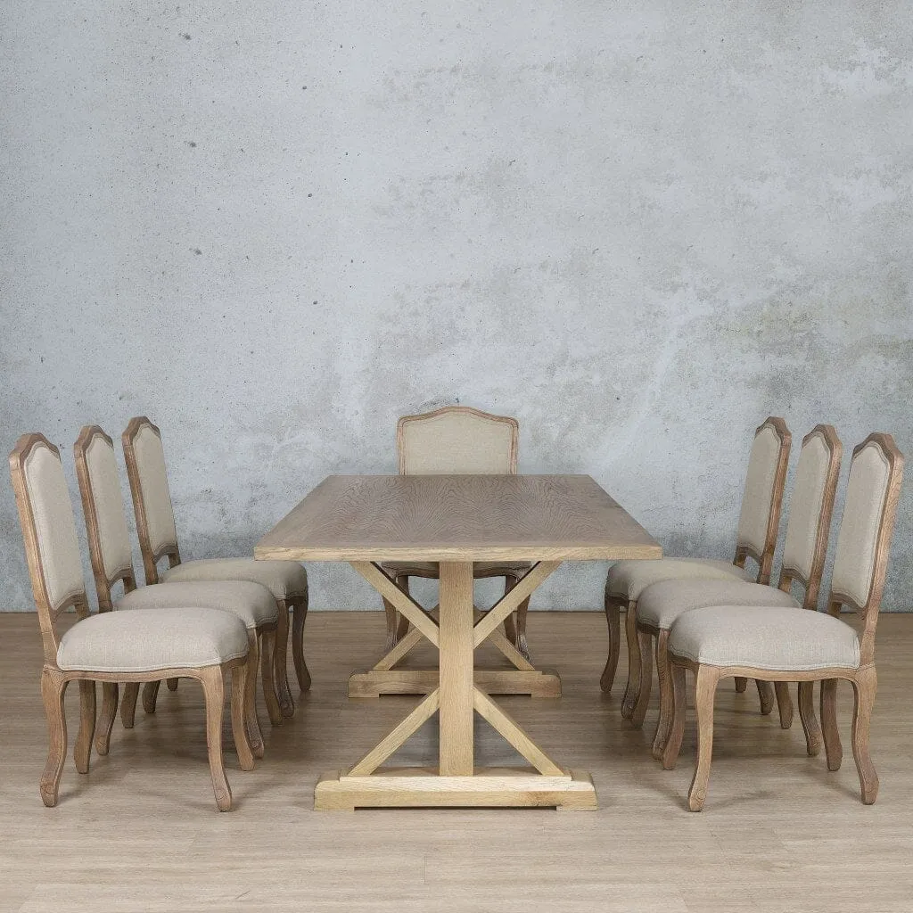 Berkeley Wood Top & Duke 8 Seater Dining Set