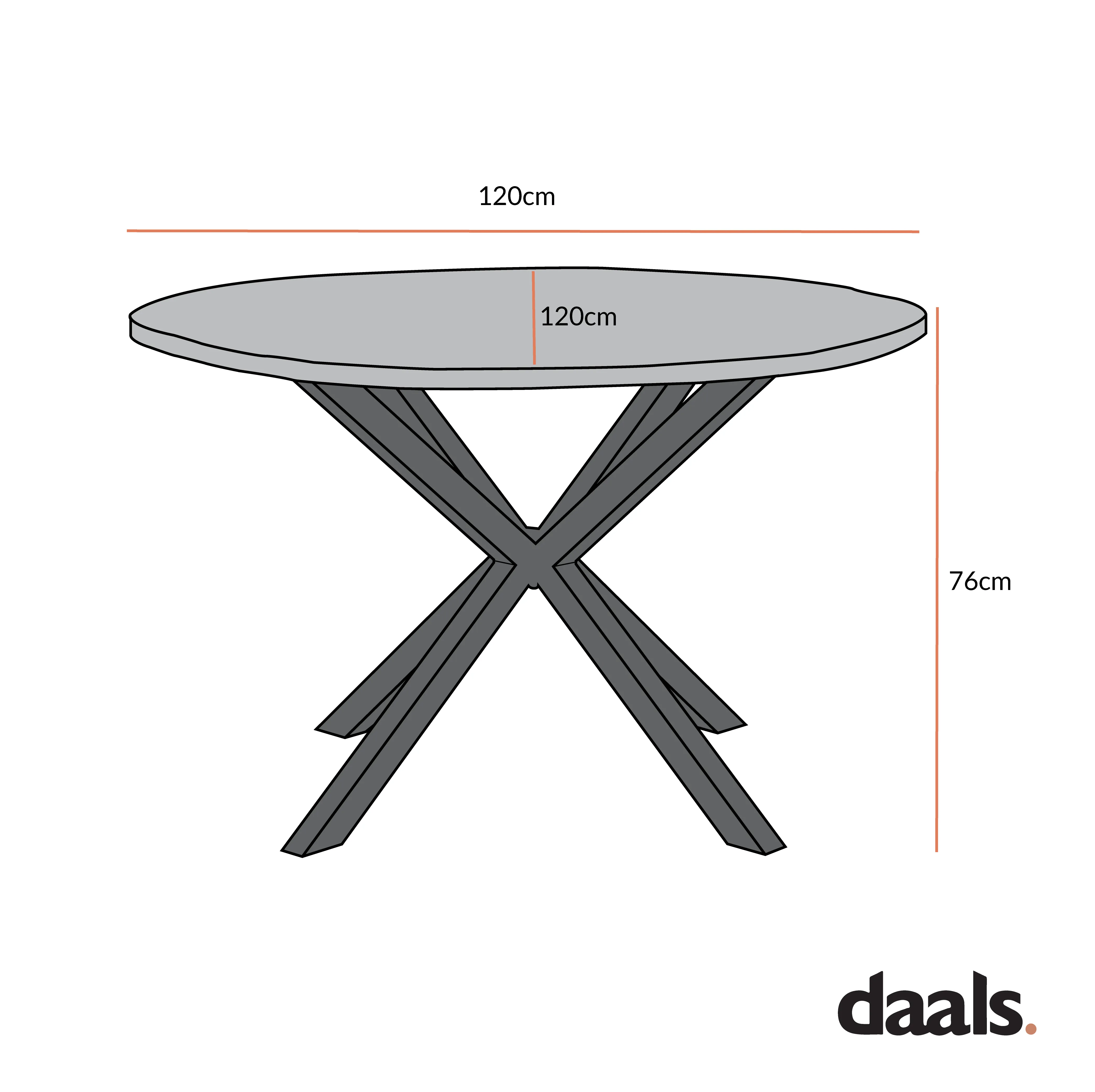 BERN Natural Curved Edge Solid Oak Dining Table