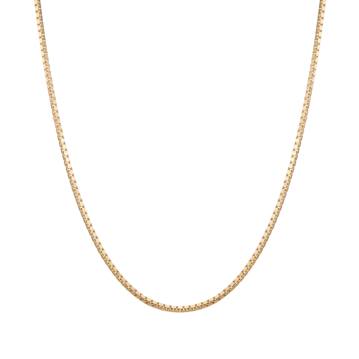 Box Chain Necklace - Gold Filled