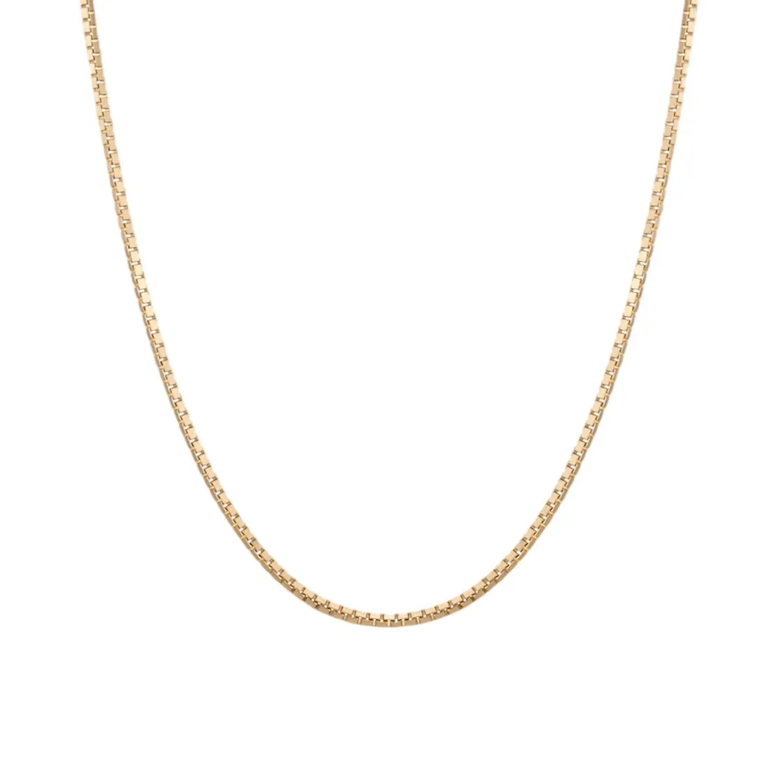 Box Chain Necklace - Gold Filled