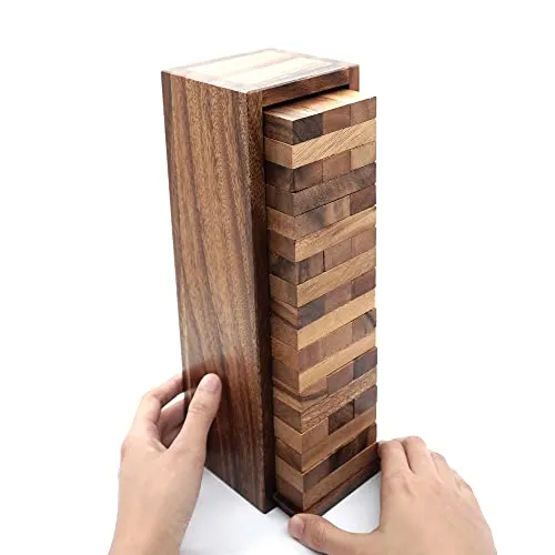 BSIRI Wood Tumbling Tower Game