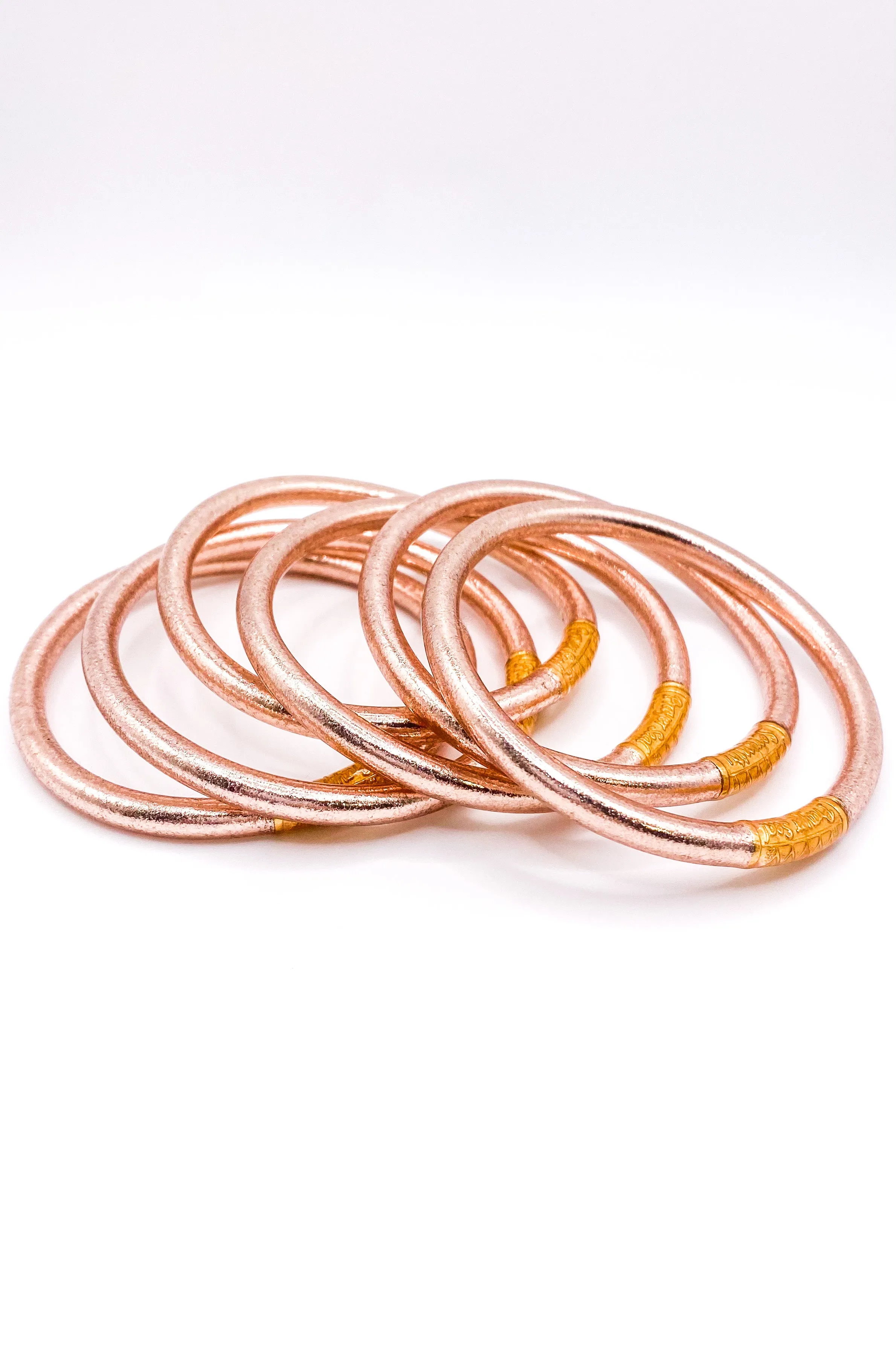 BudhaGirl Bangles - Champagne (Set of 6)