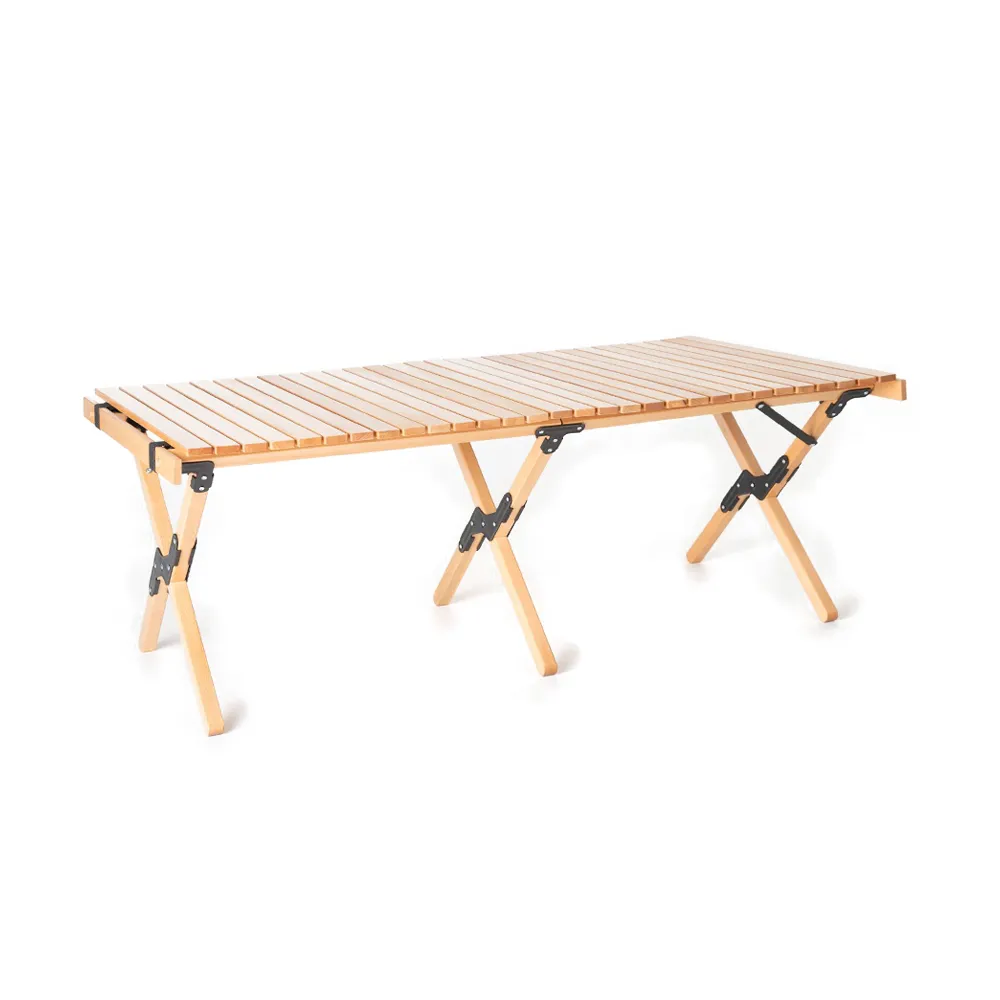 Camp Leader Large Wooden Egg Roll Table