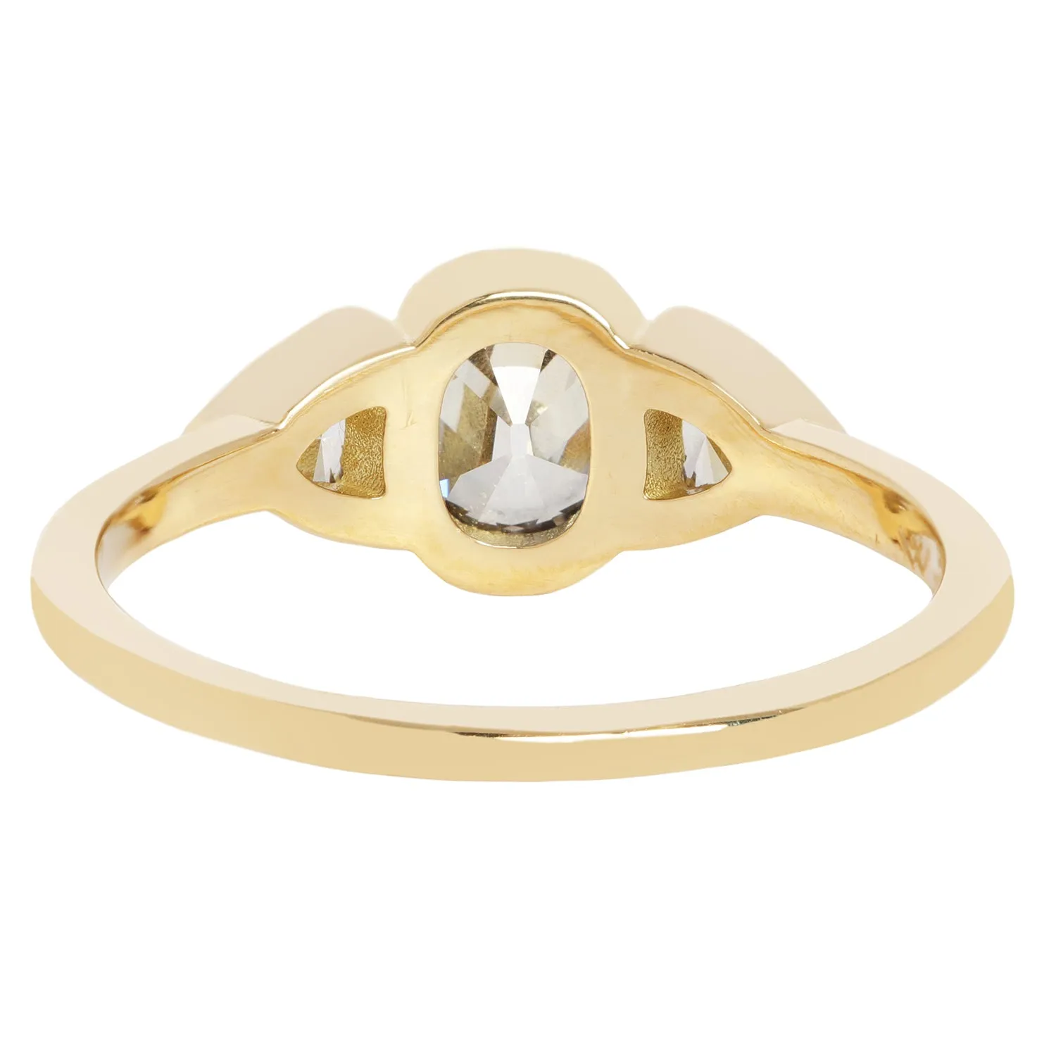 Champagne Sparkle Trio Ring