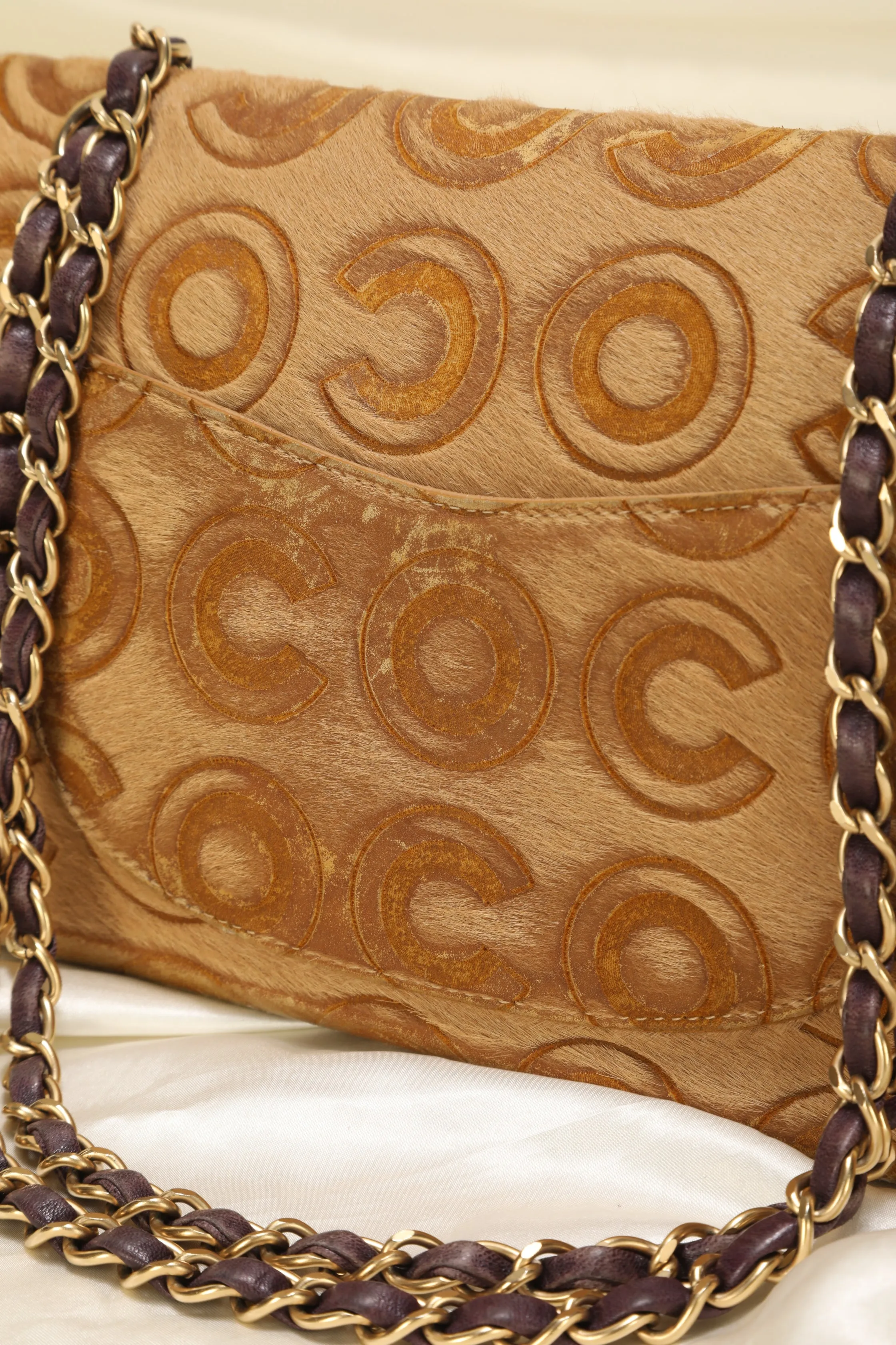 Chanel Coco Pony Hair Half Flap