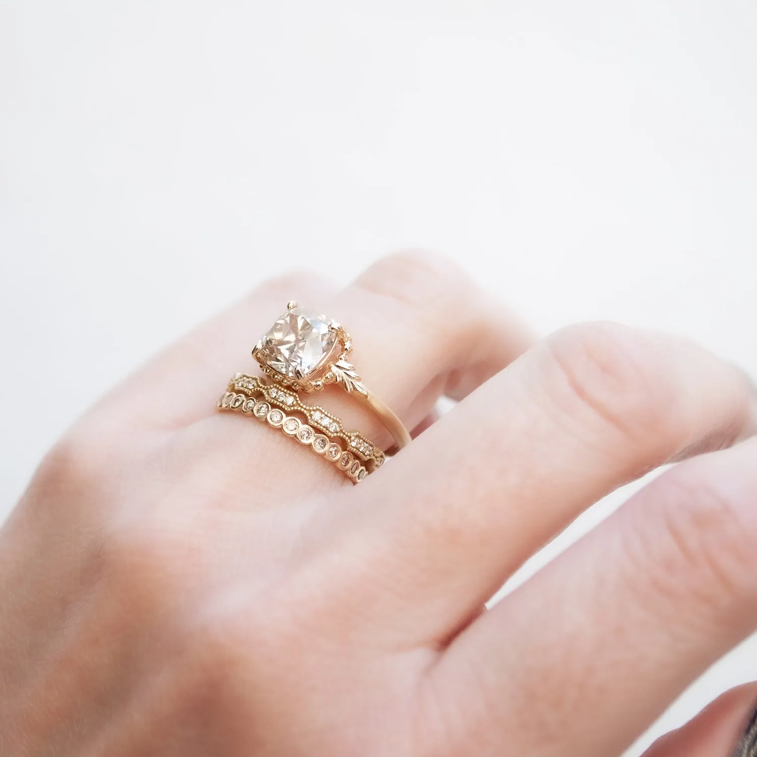 Cognac Wood Nymph Faye Ring