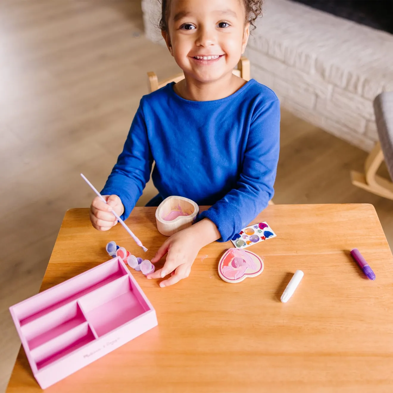 Decorate-Your-Own Wooden Heart Box