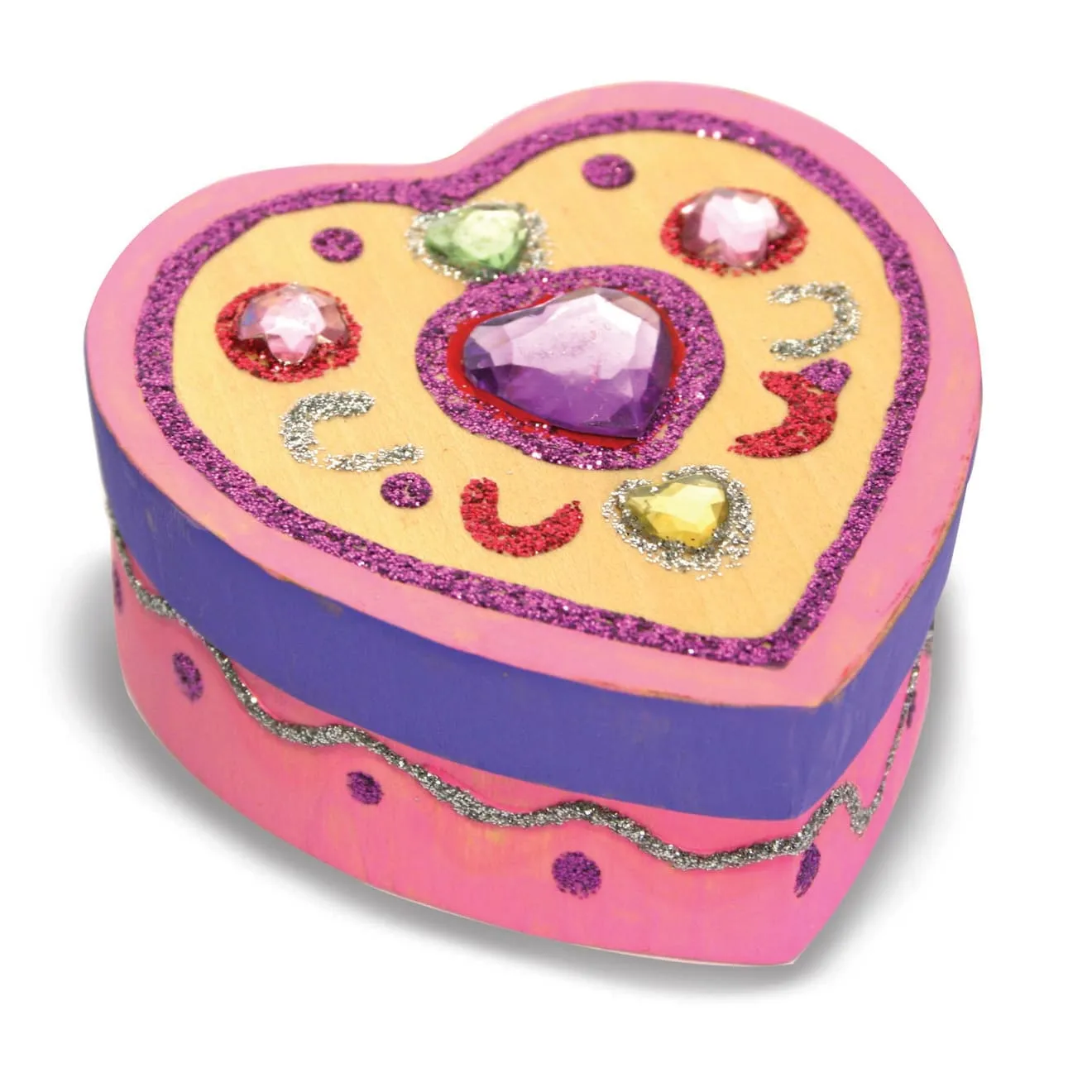 Decorate-Your-Own Wooden Heart Box