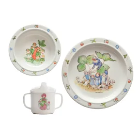 Elsa Beskow "Flower Children" Three Piece Tableware Set