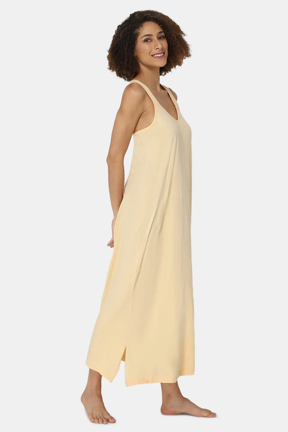 Full-Length Sleeveless Intimacy Full Night Slip - Nightwear