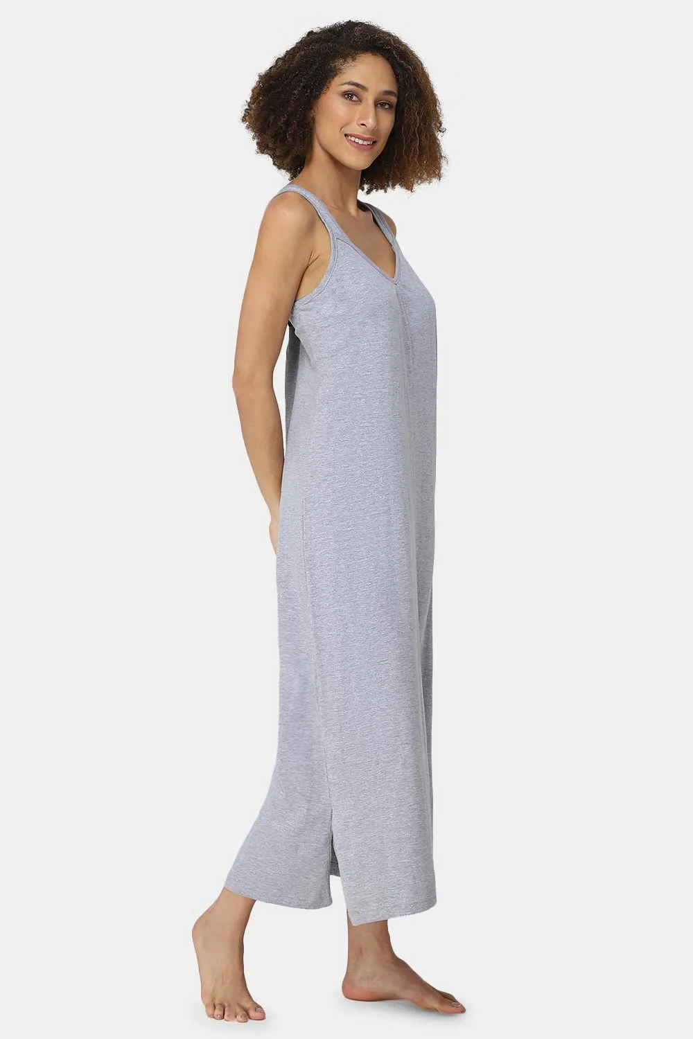 Full-Length Sleeveless Intimacy Full Night Slip - Nightwear