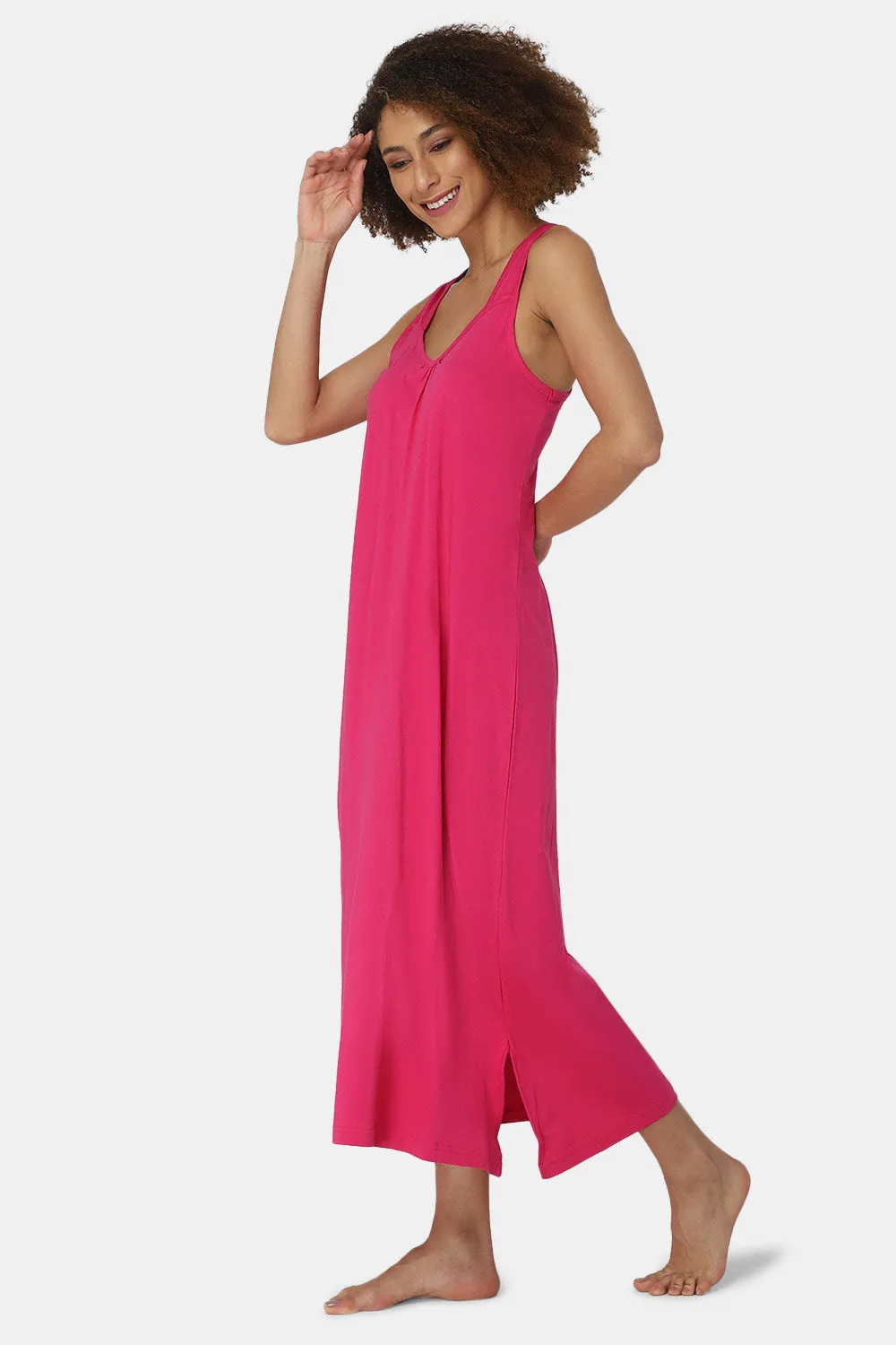 Full-Length Sleeveless Intimacy Full Night Slip - Nightwear