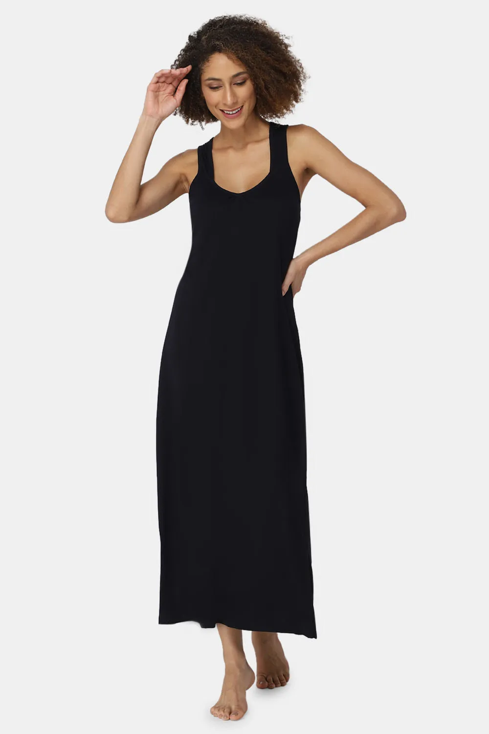 Full-Length Sleeveless Intimacy Full Night Slip - Nightwear