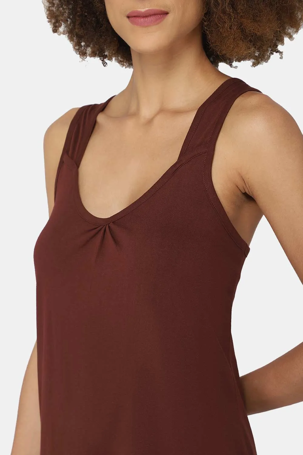 Full-Length Sleeveless Intimacy Full Night Slip - Nightwear