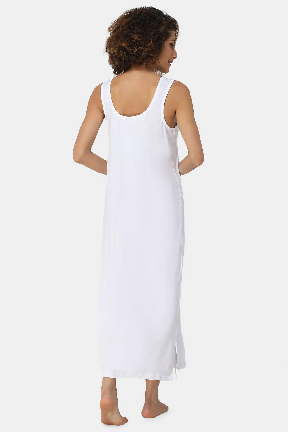 Full-Length Sleeveless Intimacy Full Night Slip - Nightwear