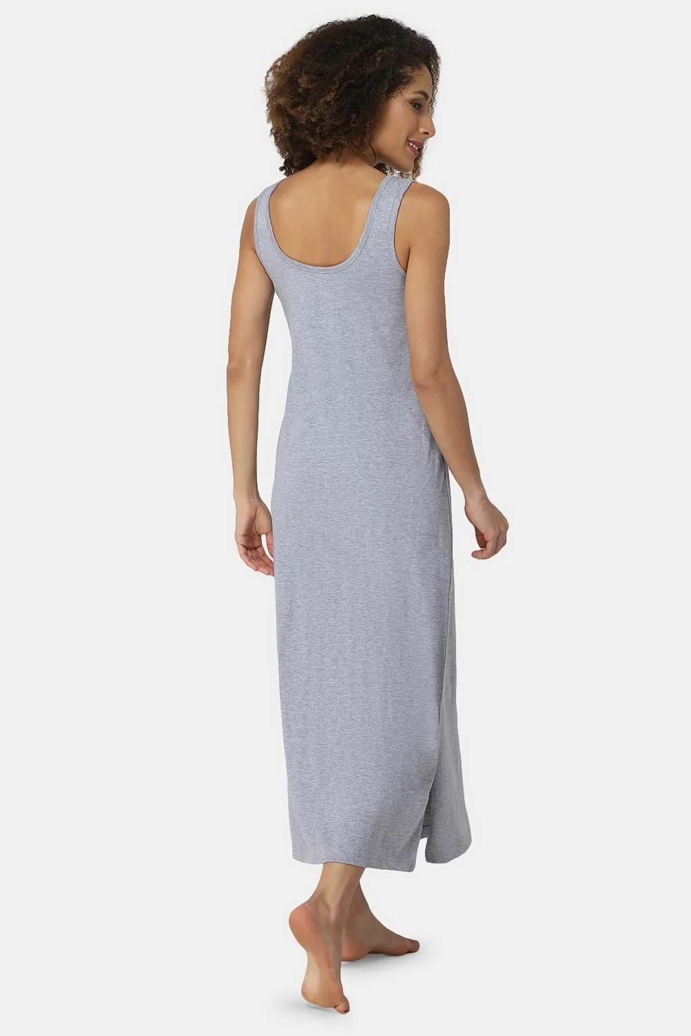 Full-Length Sleeveless Intimacy Full Night Slip - Nightwear