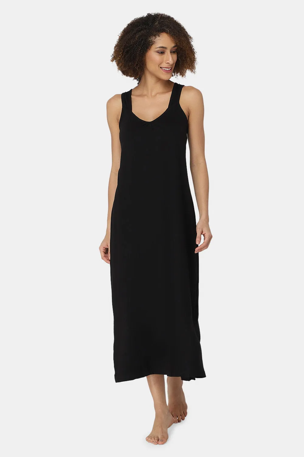 Full-Length Sleeveless Intimacy Full Night Slip - Nightwear