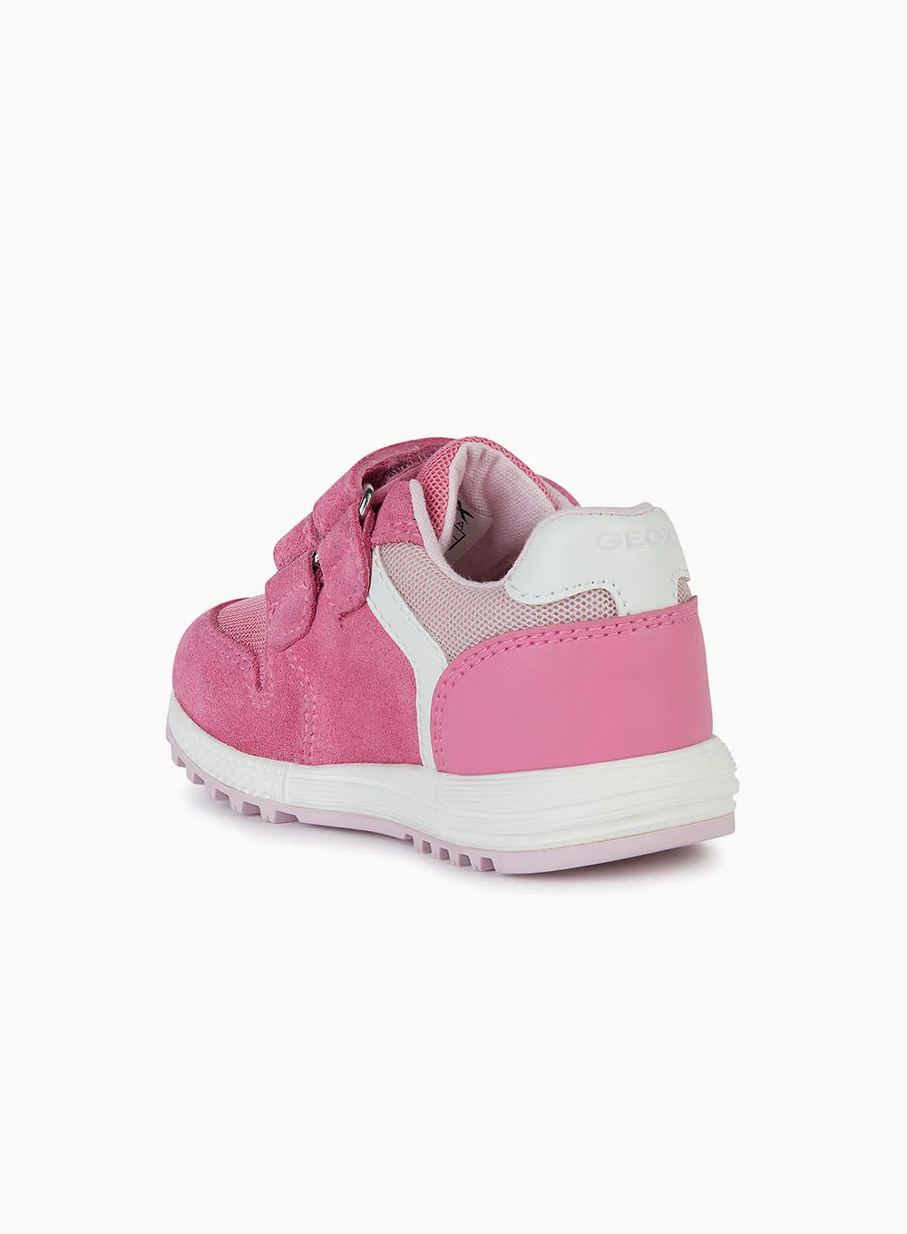 Geox Alben Baby Trainers in Dark Pink