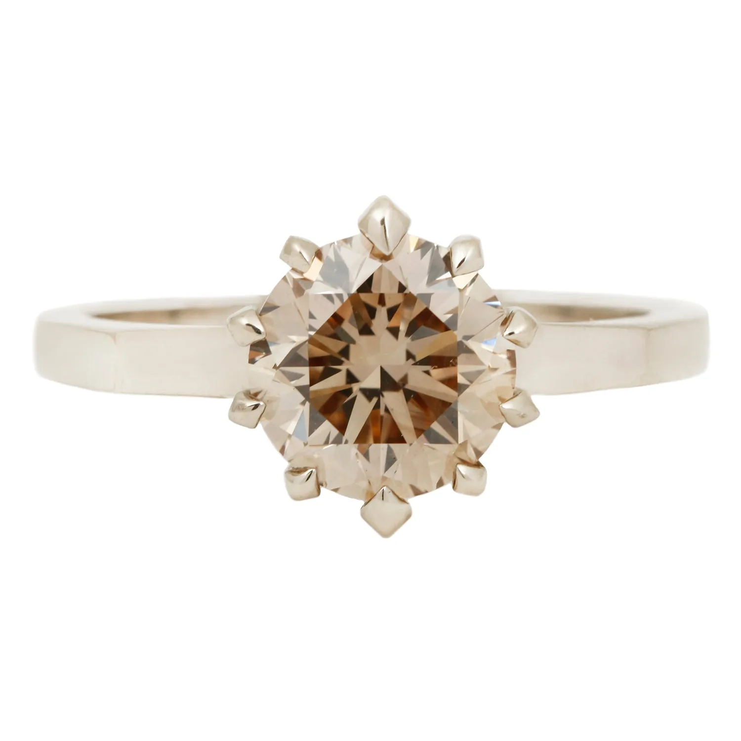 Glacier Queen Solitaire Ring