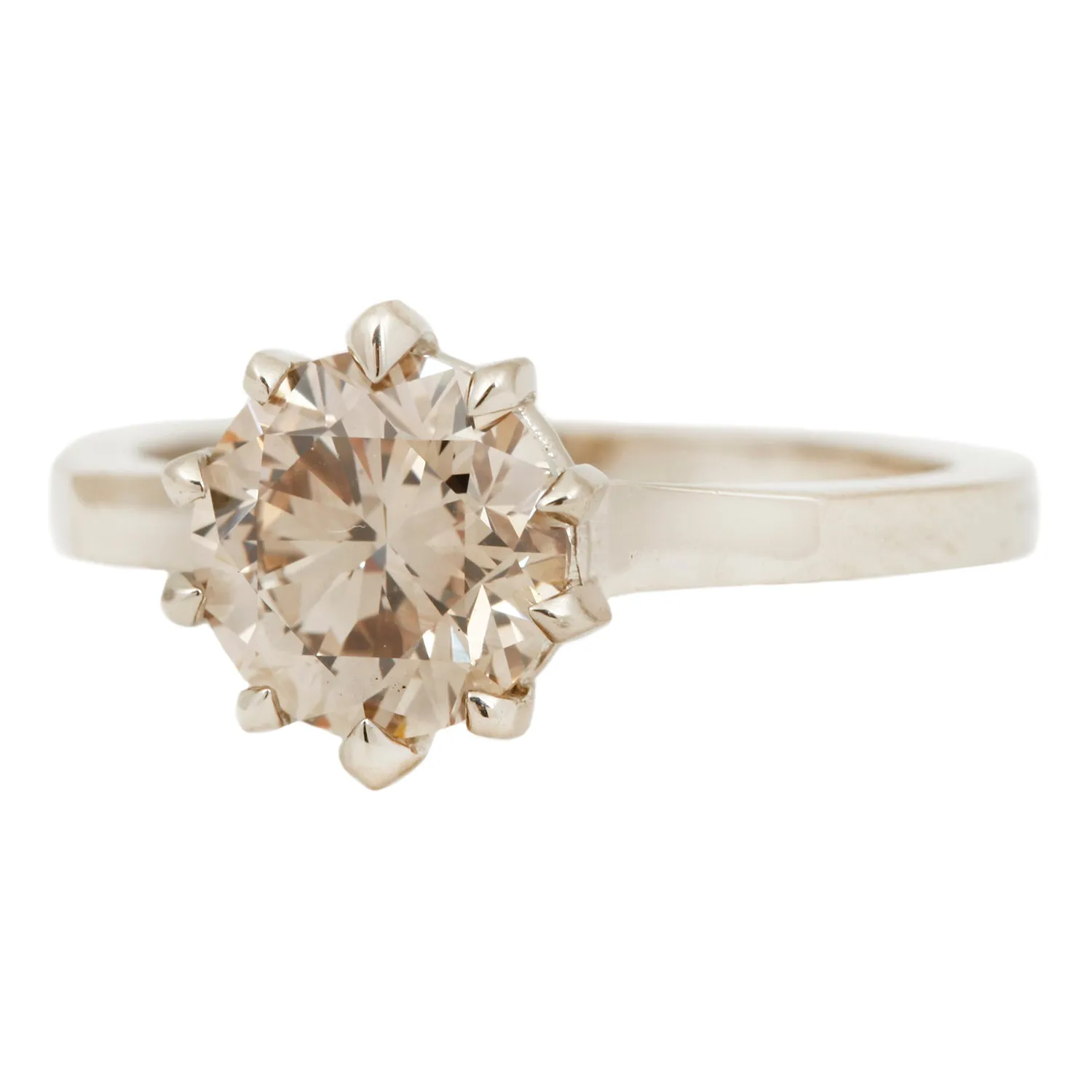 Glacier Queen Solitaire Ring