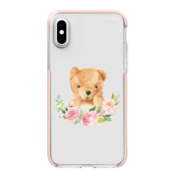 iPhone Case - Bear And Flower Wreath