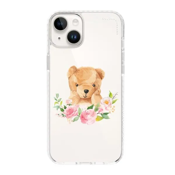 iPhone Case - Bear And Flower Wreath