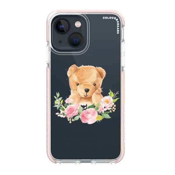 iPhone Case - Bear And Flower Wreath