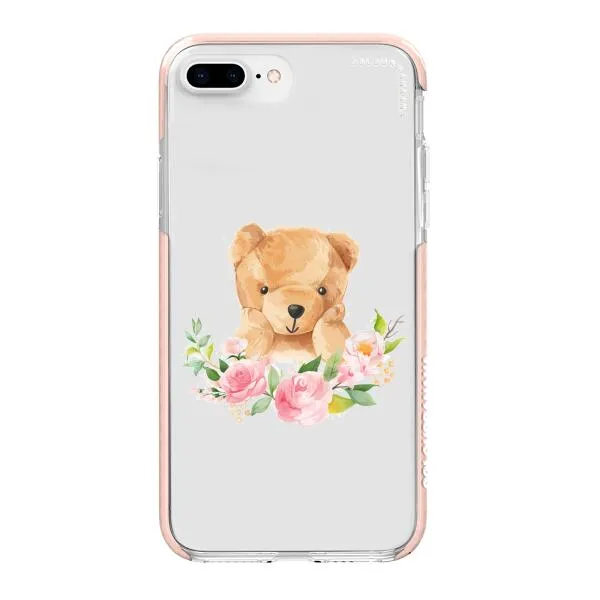 iPhone Case - Bear And Flower Wreath