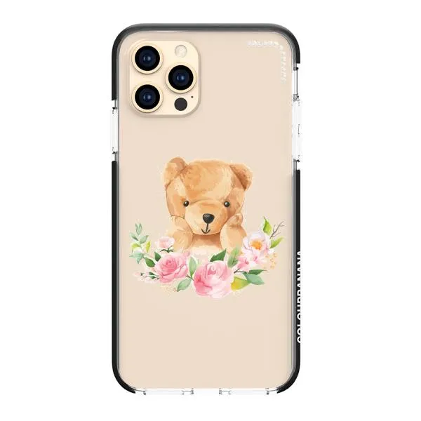 iPhone Case - Bear And Flower Wreath