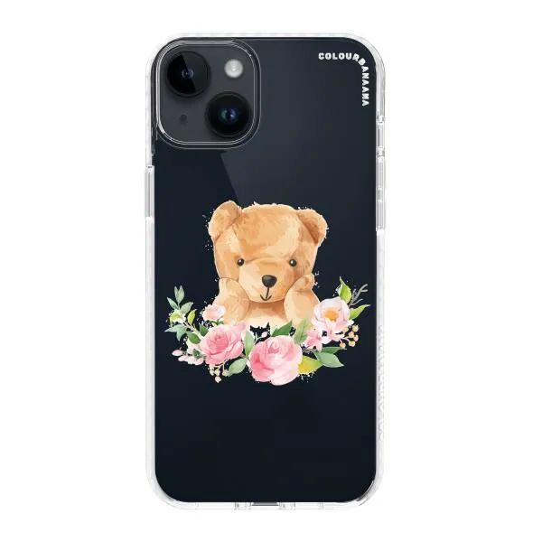 iPhone Case - Bear And Flower Wreath