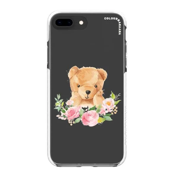 iPhone Case - Bear And Flower Wreath