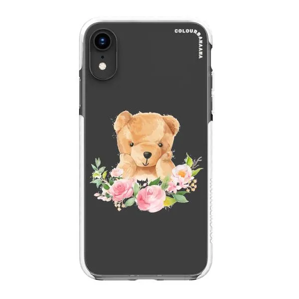 iPhone Case - Bear And Flower Wreath