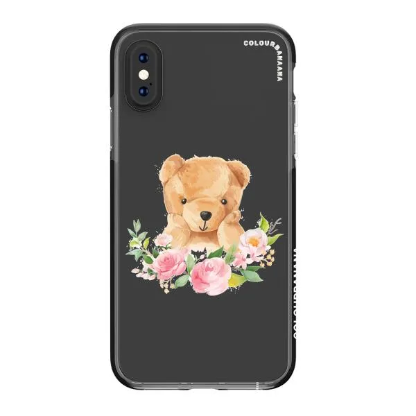 iPhone Case - Bear And Flower Wreath