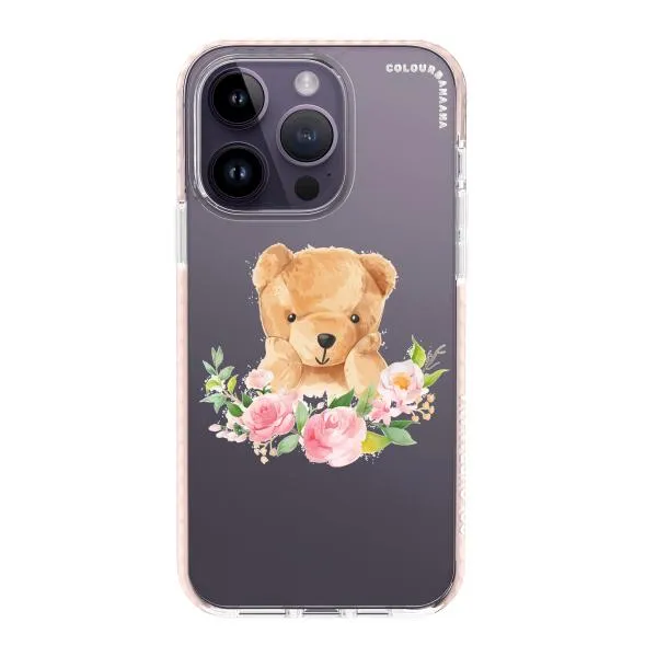 iPhone Case - Bear And Flower Wreath