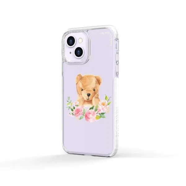 iPhone Case - Bear And Flower Wreath