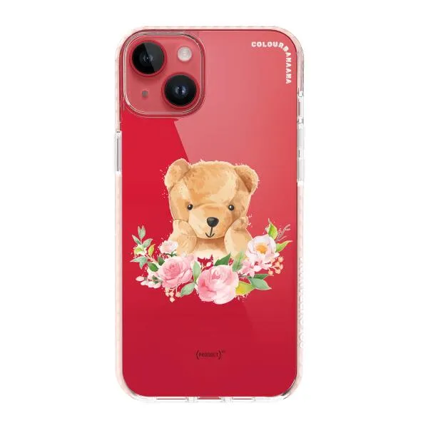 iPhone Case - Bear And Flower Wreath