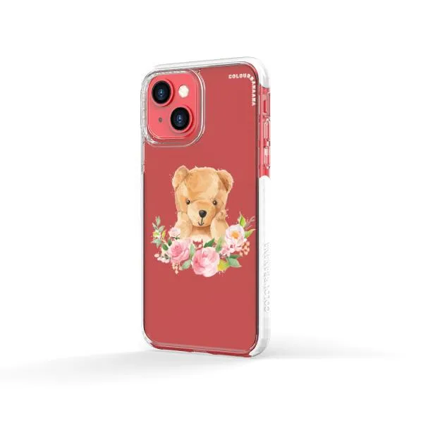 iPhone Case - Bear And Flower Wreath